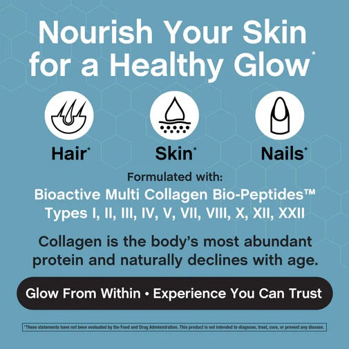 VitalBoost Multi Collagen Advanced Bio-Peptides - Unflavored Powder, 61 Servings