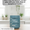 VitalBoost Multi Collagen Advanced Bio-Peptides - Unflavored Powder, 61 Servings