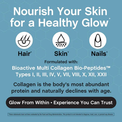 VitalBoost Multi Collagen Advanced Bio-Peptides - Unflavored Powder, 61 Servings