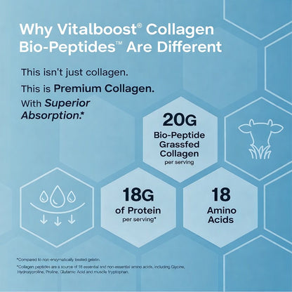 VitalBoost Collagen Bio-Peptides Protein Powder