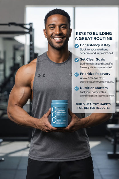 VitalBoost Creatine+ Multi Collagen - Performance & Strength Formula, 30 Servings