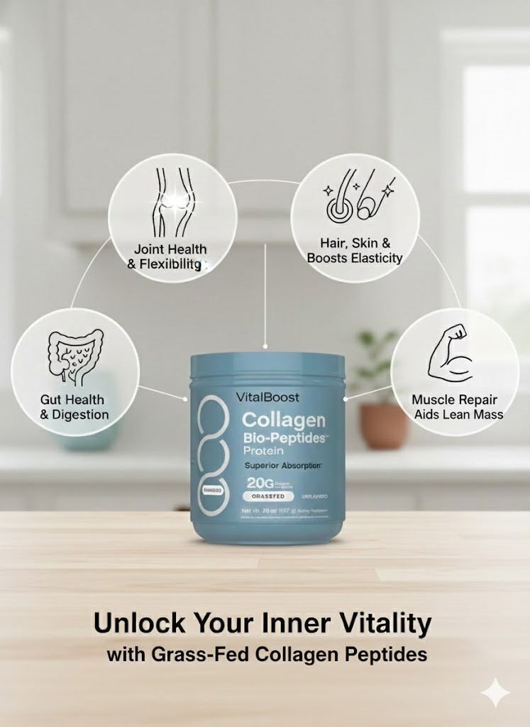 VitalBoost Collagen Bio-Peptides Protein Powder